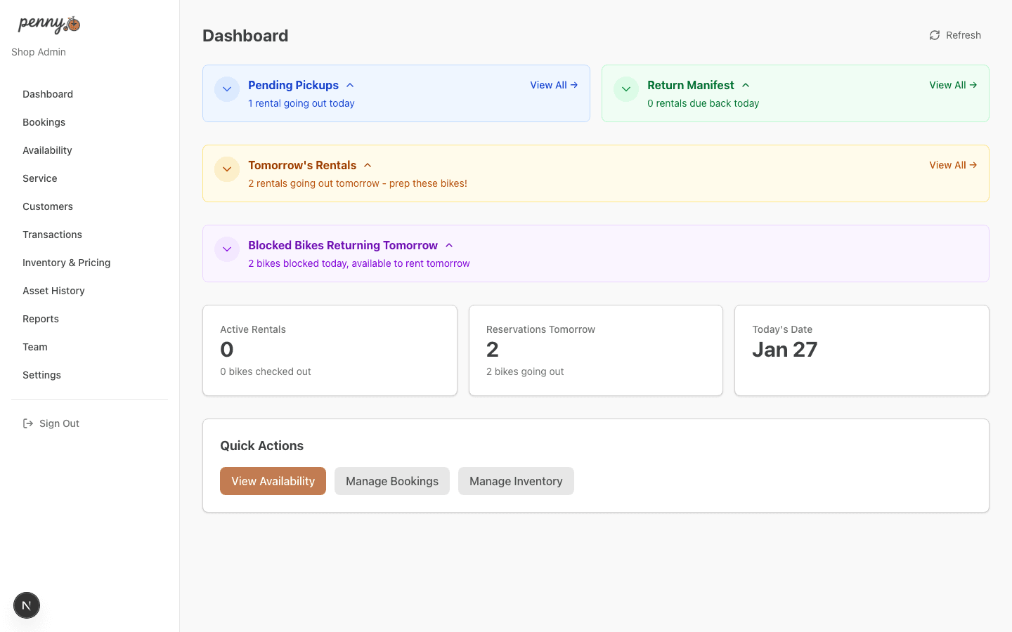 Your Day at a Glance