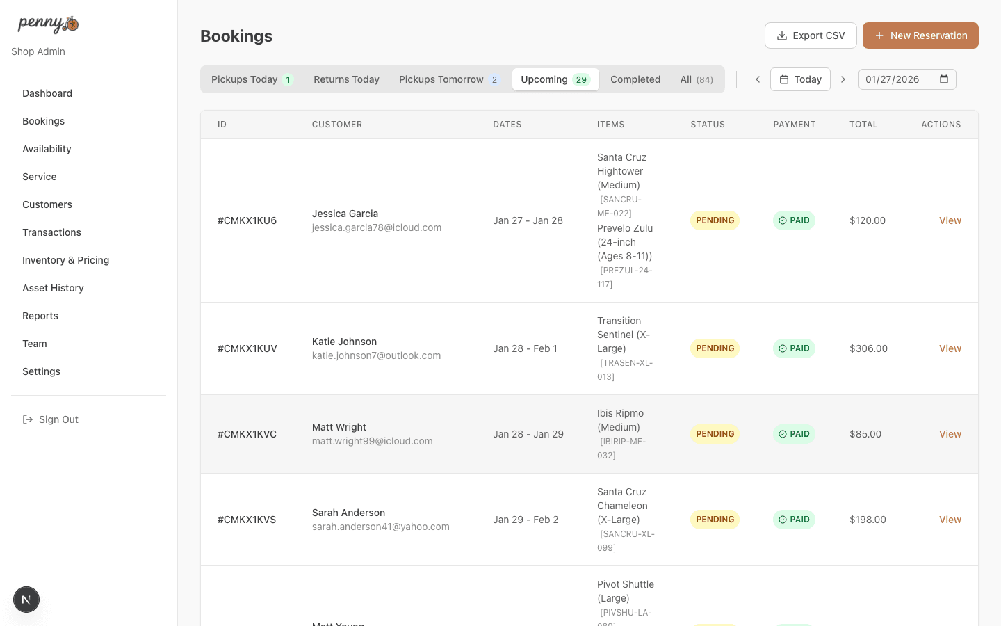 Manage Every Reservation